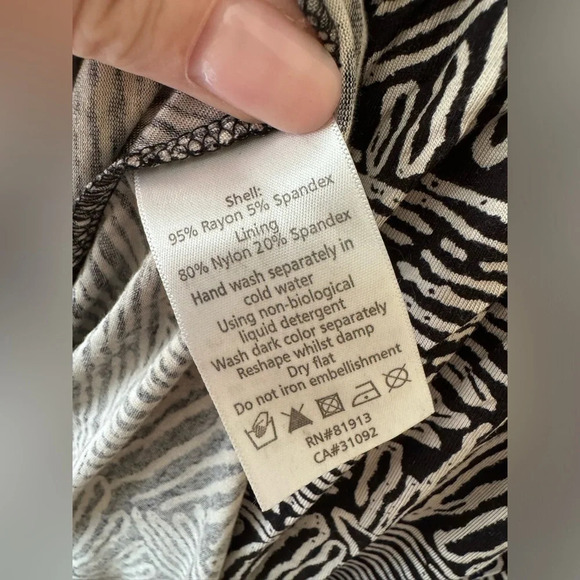 NWT Anthropologie Plenty by Tracy Reece Ruched knit dress fit and flare, black - Picture 12 of 14